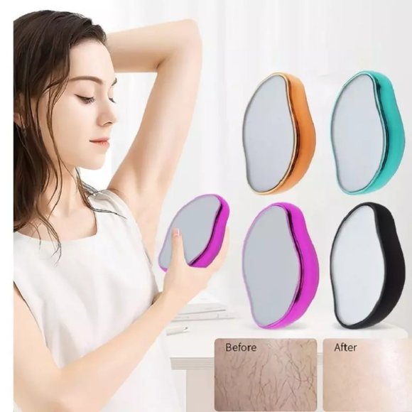 Painless Exfoliation Crystal Hair Shaver Magic Hair Remover for Arms Leg Back - Picture 1 of 12